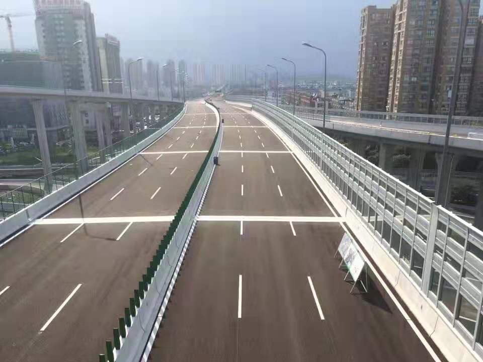 道路施工完成后